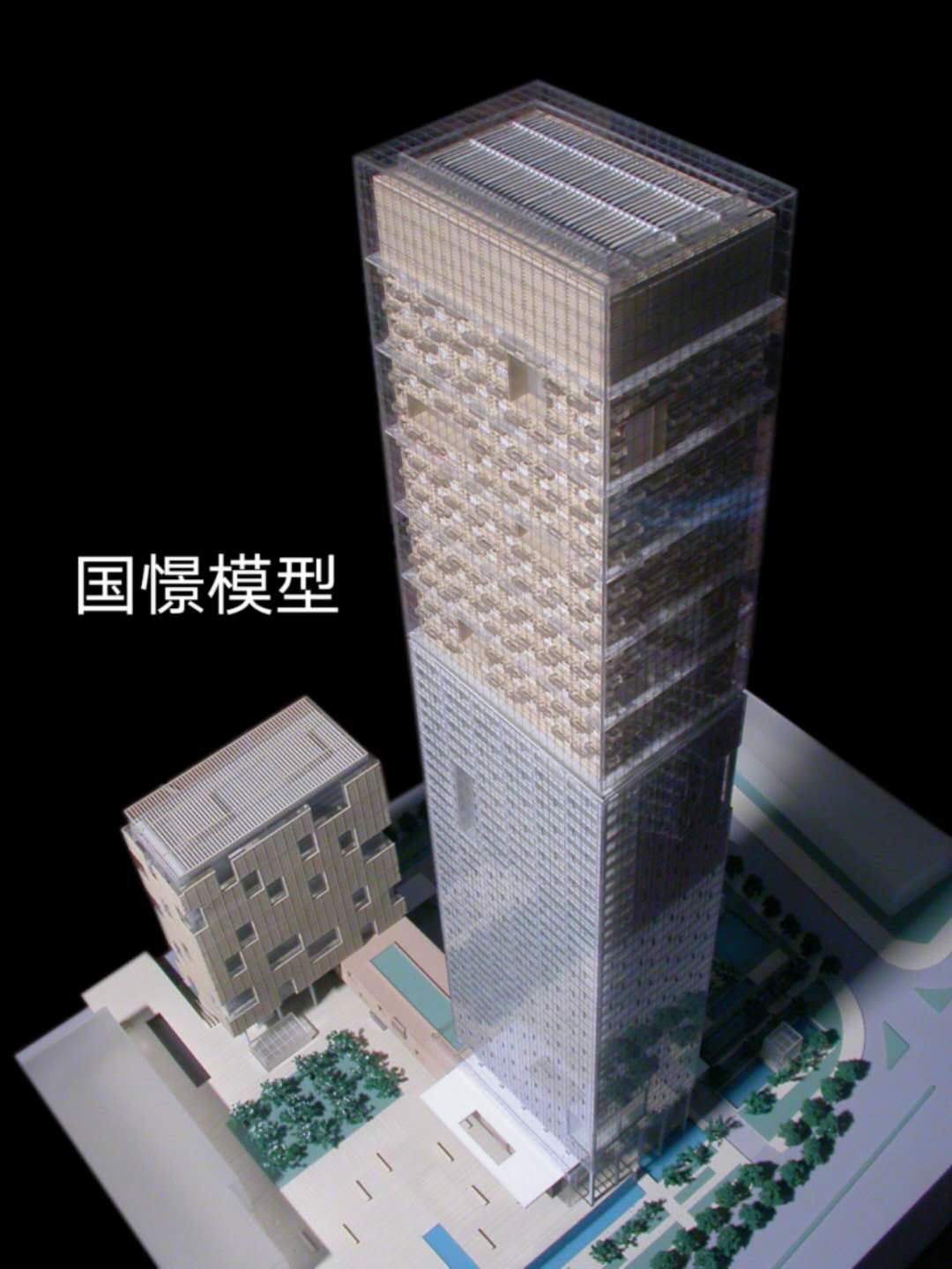 定日县建筑模型